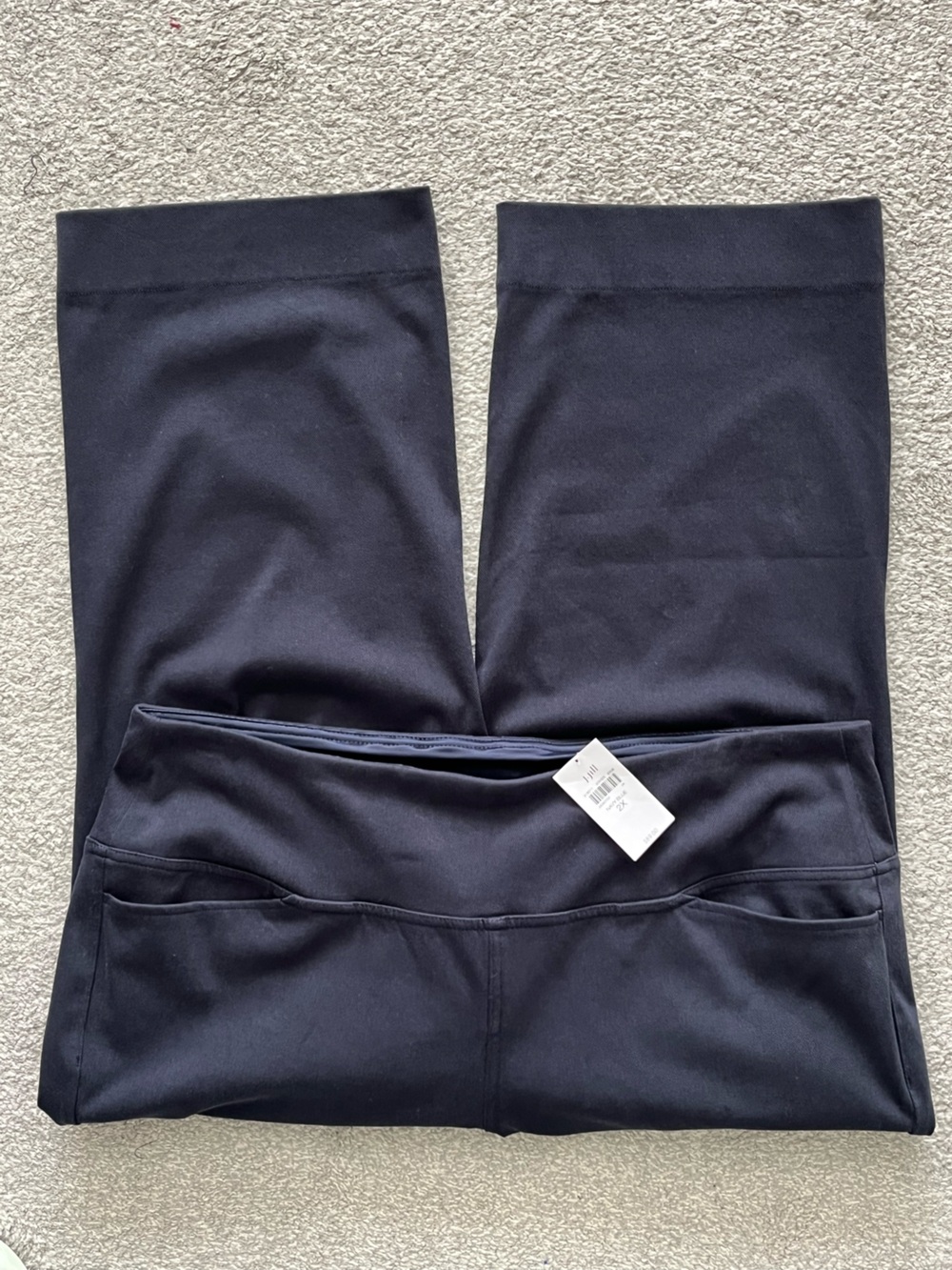 NWT J. Jill Navy Pull-On Knit Pants Size 2X